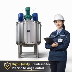Industrial Stainless Steel Liquid Mixer Machine Equipment Liquid Stainless Steel Heating Mixing Tank - Product Image 5