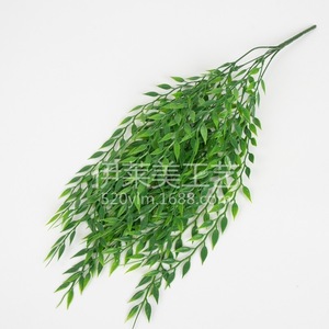 Enredaderas Artificiales de Sauce Llorón de 100cm-200cm, Hojas de Plástico Verdes, Decoración Colgante de Pared para Fondo de Boda - Product Image 5