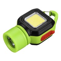 Mini lampe torche porte-clés en gros avec chargement USB, lampe de poche d'urgence multifonction, étanche, portable, lumière LED