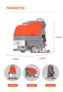 Veelzijdig Roestvrijstalen Chassis Op Batterijen Met Achterstand Op De Vloer, Ontworpen Voor Commerciële Wasgoed Voor Smalle Gangen - Product Image 5