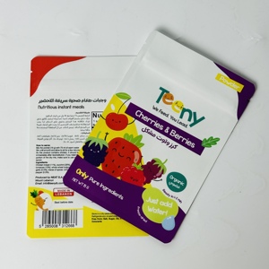 Custom Design <b>Zip</b> Lock <b>Bag</b> Cookie Nuts Kraft Paper <b>Bag</b> Food Plastic Packaging Pouches Zipper Pouch - Product Image 3