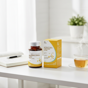 Suplemen Lutein Terbaik dengan Ekstrak Marigold & Blueberry 80% Tablet Bahan Aktif untuk Kesehatan Mata - Product Image 1