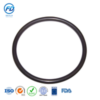 Großformatiger FFKM Gummi-O-Ring-Dichtungsring für die Chemieindustrie Anpassbare Größe Farbe Premium-Qualität