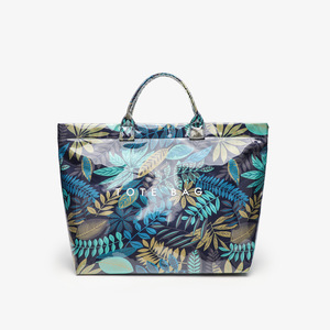 Borsa Tote Trendy in Pelle PVC Impermeabile con Stampa Camouflage e Leopardata, Grande Capacità, Borsa Casual per Donne, per Shopping Quotidiano - Product Image 3