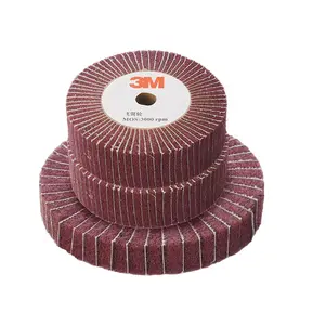 Burnisher đánh bóng bánh xe Mài Mài chà nhám 4 inch bánh xe nắp để đánh bóng