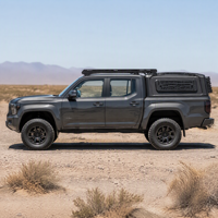 Capot rigide en aluminium pour camionnette, coque de camping à profil bas, étanche, scellée, verrouillable, pour pick-up OEM ODM
