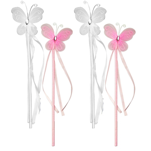 Papillon fée baguette magique princesse baguette <span class=keywords><strong>pour</strong></span> filles habiller Halloween Costume spectacles <span class=keywords><strong>de</strong></span> <span class=keywords><strong>magie</strong></span> et fête <span class=keywords><strong>de</strong></span> Cosplay - Product Image 3