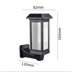 Lampe solaire de jardin à LED extérieure populaire, à économie d'énergie, à détection de mouvement, étanche, à montage mural, activée par le mouvement - Product Image 3