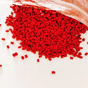 원시 폴리머 과립 필름 파이프 용 컬러 플라스틱을위한 전문 학년 하이 퀄리티 ABS/PP/PE PLA 마스터 배치 탄산 칼슘 - Product Image 1