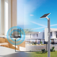Amplificateur de signal 5G extérieur avec alimentation POE/DC 2,5 Gbps, 1 port LAN GE, 1 SIM, 1 port Type-C, couverture de 300-500 m²