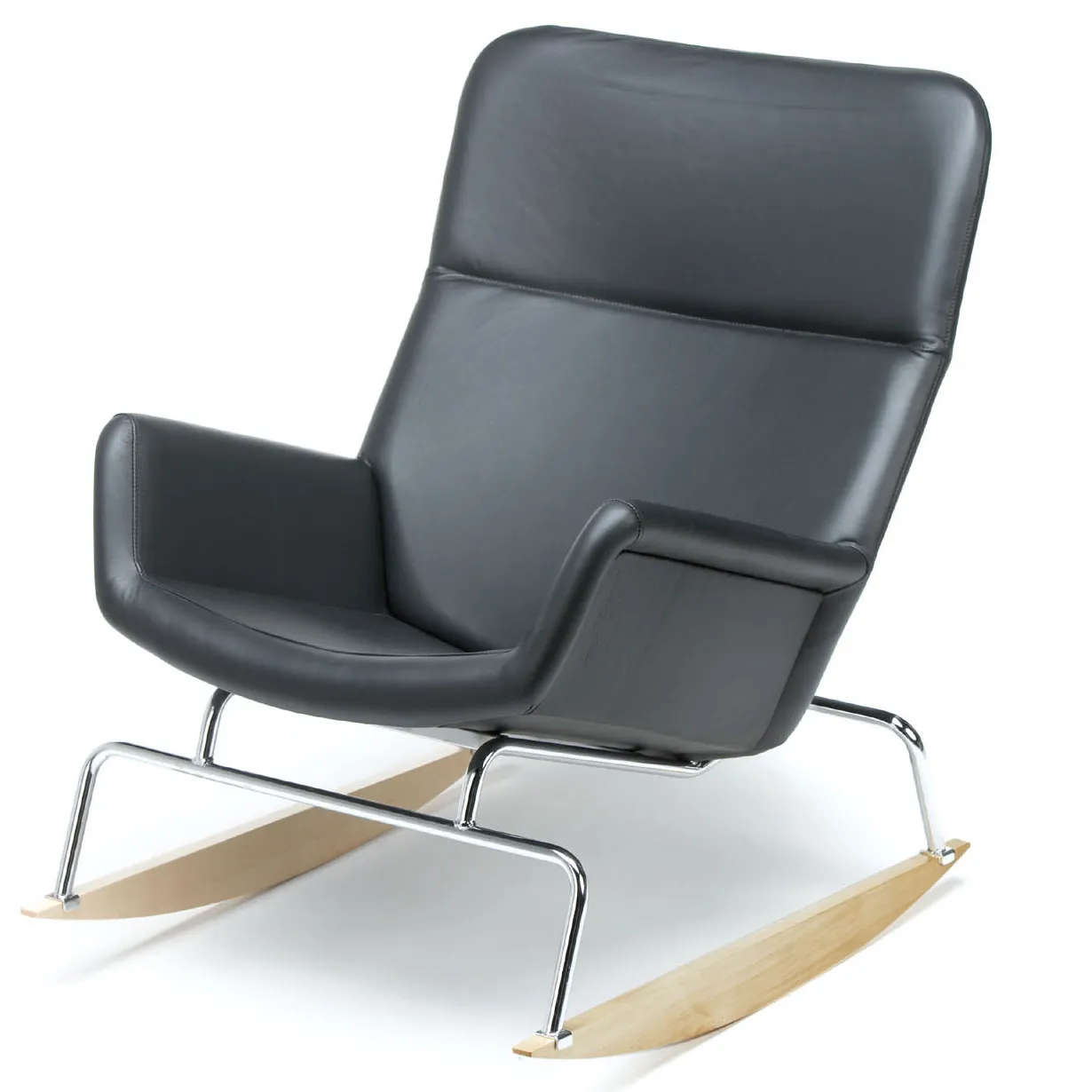 New Design Modern Fabric Rocking Chair Living Room Soft Leisure Chair