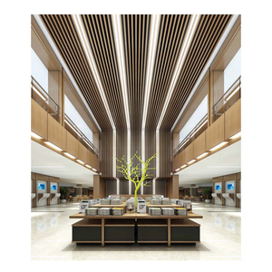 Panneau de <span class=keywords><strong>plafond</strong></span> suspendu en aluminium ignifuge et imperméable, insonorisant et isolant thermiquement, garantie 5 ans - Product Image 6