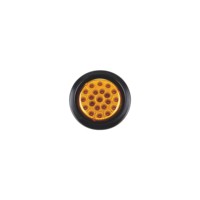 Nouvelle lampe LED ronde de 4 pouces pour camion, remorque, feu arrière, 21 LED, feu stop, clignotant, marche arrière, SAE DOT, étanche IP67