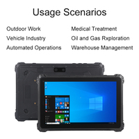 Tablette robuste Intel pas chère, 10,1 pouces, IP67, WiFi, BT, Android et Windows 8+128G, écran tactile, tablette PC industrielle avec 5G USB Type-C
