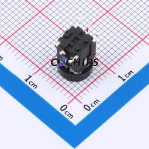 TM-002-M1-02 Tactile Switch SMD,6x6mm Switch Single Pole Single Throw Round Button 2.6N Vertical Mount - Product Image 2