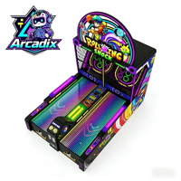 Nouvelle Machine de Bowling d'Arcade à Monnayeur avec Balle Choc, 2 Joueurs, pour Enfants, Récompense, Idéale pour Centres Commerciaux et Parcs d'Attractions