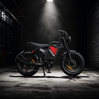 Vélo de montagne électrique OEM d'usine 2000W 60V, VTT électrique tout-terrain à double moteur et pneus larges