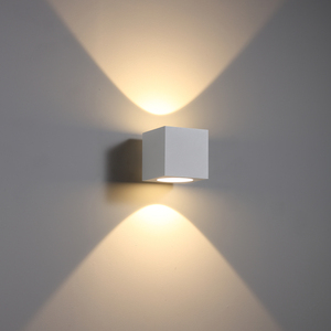 Lámparas led cuadradas de pared blancas para uso residencial, montadas en superficie de 4 vías, 12W - Product Image 5