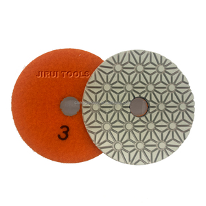 Premium kalite 100mm elmas parlatma pedleri 4 "4 inç ıslak elmas pedleri beton porselen taş mermer için - Product Image 5