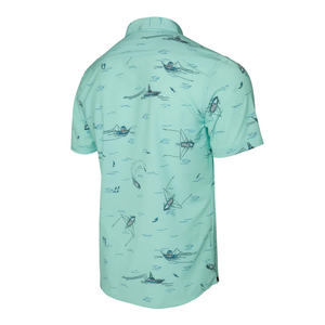 Camisa de pesca personalizada con lentejuelas, de poliéster Dry Fit, con bolsillo estilo vaquero, protección solar SPF 50, con botones, para otoño - Product Image 6