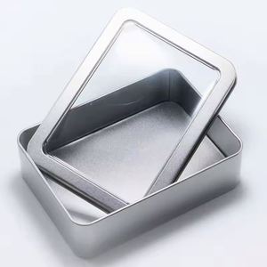 Boîte en métal recyclable personnalisée en gros avec impression et gaufrage, qualité alimentaire, pour emballage cadeau, chocolat, bonbons, jouets USB, avec logo, fabriquée aux États-Unis - Product Image 1