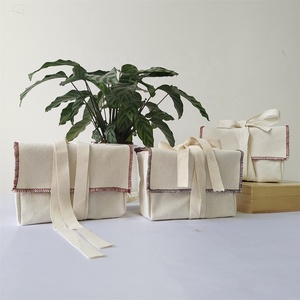 BSCI Custom patta di cotone busta busta di imballaggio regalo per gioielli di lusso <span class=keywords><strong>in</strong></span> <span class=keywords><strong>tessuto</strong></span> busta cosmetica - Product Image 1