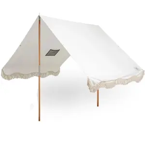 Wholesale Folding Beach Sun Shade Tent With Tassel & Sand Anchor beach tents//