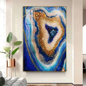 Decoración de Pared Islámica Personalizada, Impresión HD Atmosférica de Alta Gama, Decoración de Entrada, Arte Mural, Pintura de Porcelana de Cristal con LED - Product Image 4