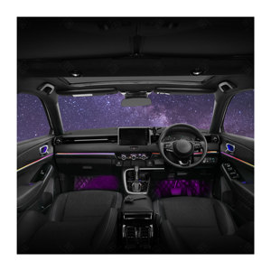 Trong kho 'cardi' 8 trong 1 Xe môi trường xung quanh chiếu sáng cho Audi A4 B8 nội thất dẫn chiếu sáng nâng cấp hệ thống 12V - Product Image 2