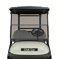 Pare-brise teinté en acrylique rabattable pour Club Car Precedent 2004 et modèles ultérieurs, accessoires pour voiturette de golf