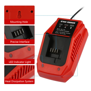 <span class=keywords><strong>Cargador</strong></span> de Batería de Litio de 18V 3A <span class=keywords><strong>M18</strong></span> para Herramientas Eléctricas Inalámbricas <span class=keywords><strong>Milwaukee</strong></span> <span class=keywords><strong>M18</strong></span> 18V 6Ah 9Ah 12Ah 15Ah - Product Image 2