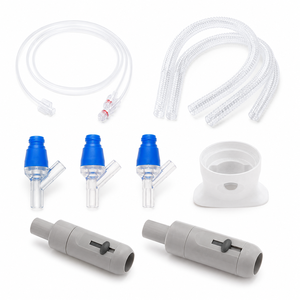 Ensemble de tubes respiratoires médicaux avec connecteurs et valves pour équipement d'oxygénothérapie - Product Image 1