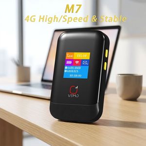 เราเตอร์ไวไฟพกพา VEMO M7 Universal 4G LTE ปลดล็อคแล้ว รองรับซิมการ์ด ความเร็ว 150mbps พร้อมช่องใส่ซิมการ์ด 4G - Product Image 3