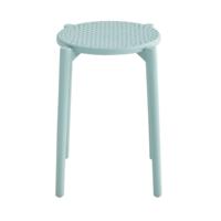 Tabouret en plastique moderne nordique, simple et durable, pour salle à manger, balcon, hôtel, cuisine, extérieur, gîte et usage domestique