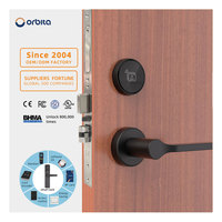 Cerradura Inteligente para Puerta de Hotel Orbita, Tarjeta RFID de 13.56MHz, IP56, con Software Offline para Uso en Hoteles