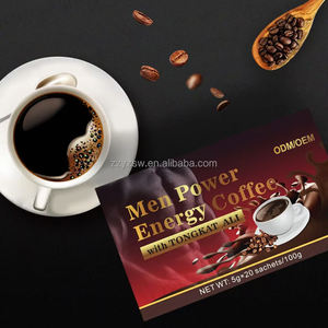 OEM Organic Maca & <span class=keywords><strong>Tongkat</strong></span> <span class=keywords><strong>Ali</strong></span> Instant Coffee Men's Power Herbs Energy Natural Instant Black Power <span class=keywords><strong>Cafe</strong></span> Polvo Forma de dosificación - Product Image 3