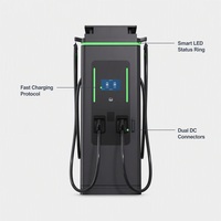 Station de recharge pour véhicules électriques DC 60kW 120kW 180kW CCS CHAdeMO NACS GBT Tous les protocoles standard OCPP 1.6J 2.0