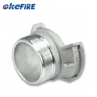 Raccord mâle en aluminium de type français Okefire DSP haute pression