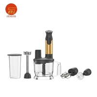 Mixeur Plongeant Électrique 800W 1,5L - Silencieux, Vitesse Variable, Préparateur de Smoothies Automatique, 2 Vitesses, Boîtier en Plastique Anti-Fuite, Idéal Hôtellerie