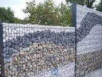 Prix des murs en gabions en fil de fer galvanisé, revêtement PVC, remplis de pierres, soudés, boîte en gabion