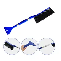2-en-1 Brosse et grattage double usage Pelle à neige détachable pour voiture Outil de nettoyage et de grattage de pare-brise Balai de dégivrage d'hiver