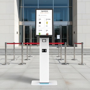 21.5 Inch Token Number Display Ticket Dispenser <strong>Kiosk</strong> Software SDK Sport Lottery Redemption <strong>Kiosks</strong> Machine with Bill Acceptor - Product Image 3