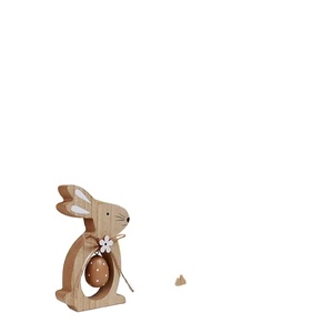 Lindo estilo Ins <span class=keywords><strong>conejito</strong></span> <span class=keywords><strong>de</strong></span> <span class=keywords><strong>Pascua</strong></span> 3D adorno <span class=keywords><strong>de</strong></span> madera decoración <span class=keywords><strong>de</strong></span> fiesta perfecta para niñas y niños decoración <span class=keywords><strong>del</strong></span> hogar artesanía <span class=keywords><strong>de</strong></span> madera - Product Image 2