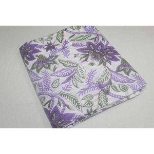Multi-Colour Flower Print Hand Block Printed Cotton Fabric Wholesale Lightweight Cotton Fabric Indian Floral Dress Making - Product Image 4