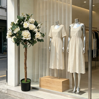 Vente en gros de cadeaux de mariage, arbre de roses artificielles, fleurs en soie artificielles, arbre pour décoration intérieure et extérieure, maison, bureau, arrangements floraux