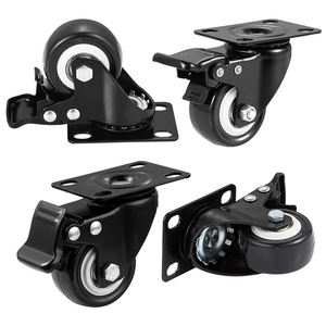 Venta al por mayor 1 2 3 4 5 pulgadas pesados rueda de ricino/placa giratoria rueda giratoria - Product Image 2