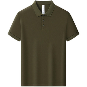 Polo en polyester uni pour homme, manches courtes, vêtements de travail, usage quotidien - Product Image 3