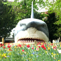 Modèle d'animal animatronique de parc d'attractions - Requin