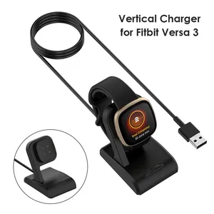 <span class=keywords><strong>Chargeur</strong></span> USB portable pour <span class=keywords><strong>Fitbit</strong></span> Versa 3/<span class=keywords><strong>Fitbit</strong></span> Sense, station de charge, câble de remplacement pour <span class=keywords><strong>bracelet</strong></span> intelligent - Product Image 3