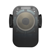 Pengisi Daya Ponsel Nirkabel 15W Pro Max, Dudukan Pengisi Daya Ponsel Klem Otomatis untuk iPhone 12/13 Mini Pro Max